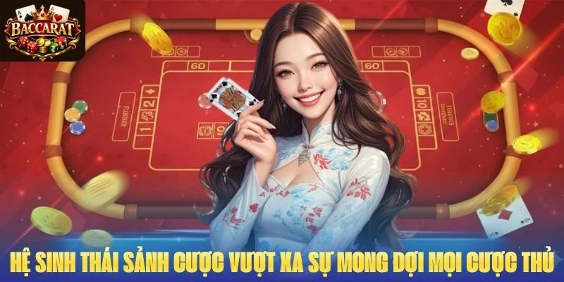 Hệ sinh thái sảnh cược vượt xa sự mong đợi mọi cược thủ