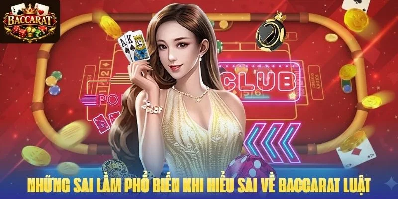 Những sai lầm phổ biến khi hiểu sai về Baccarat luật
